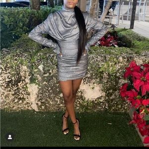 Elegant silver dress